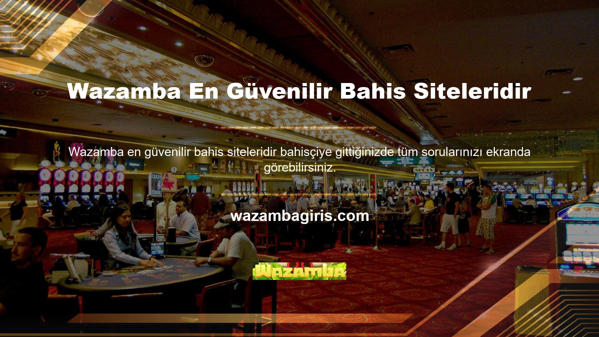 Wazamba katıldığınızda, bazı soruları cevaplamanız gerekir